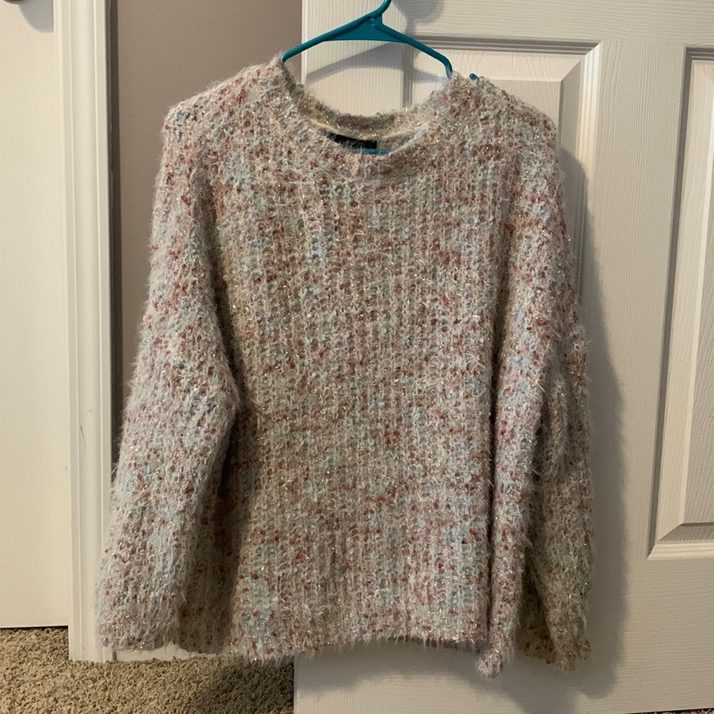 Oversized small, forever 21 sweater - perfect for New Years/holidays!